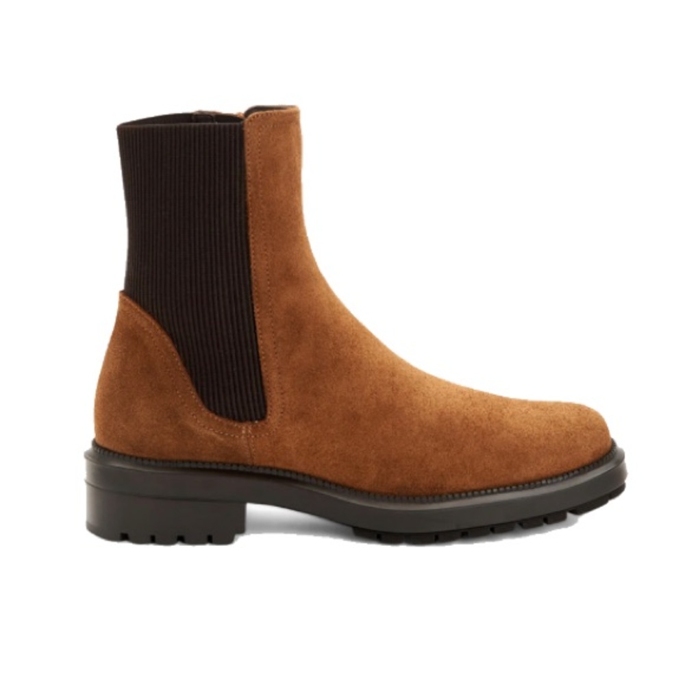 Aquatalia Brown Suede Combat Boots